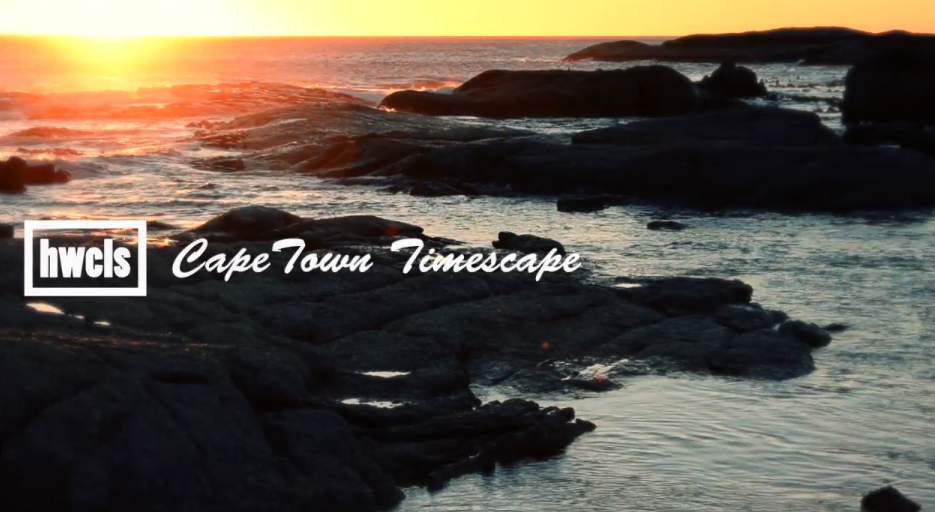 Time lapse de la ville afriquaine : Le Cap
