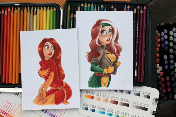 Les illustrations de super-héros versions féminins par Laurie B.