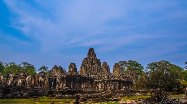 Time lapse du temple Angkor Vat - Cambodge
