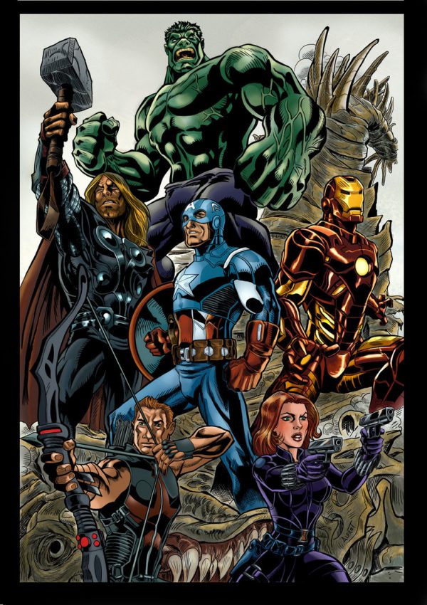 Les illustrations de super-héros par Alfredo Lopez