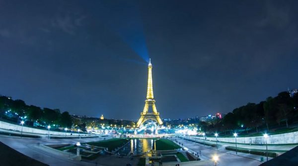 Time lapse de la ville de Paris