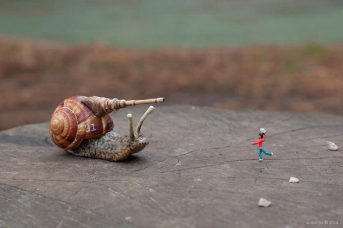 Little People Du Street Art Par Slinkachu Little People Du Street Art Par Slinkachu
