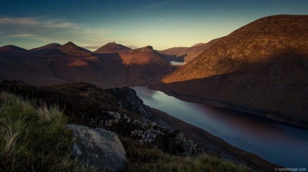 Montagnes Irlande Nord Time Lapse