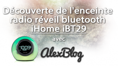 Decouverte Enceinte Radio Reveil Bluetooth Ihome Ibt29