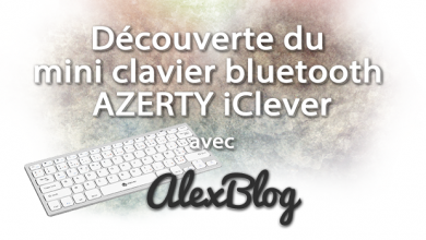Decouverte Mini Clavier Bluetooth Azerty Iclever