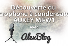 Decouverte Microphone Condensateur Aukey
