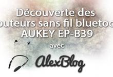 Decouverte Ecouteurs Sans Fil Bluetooth Aukey Ep B39