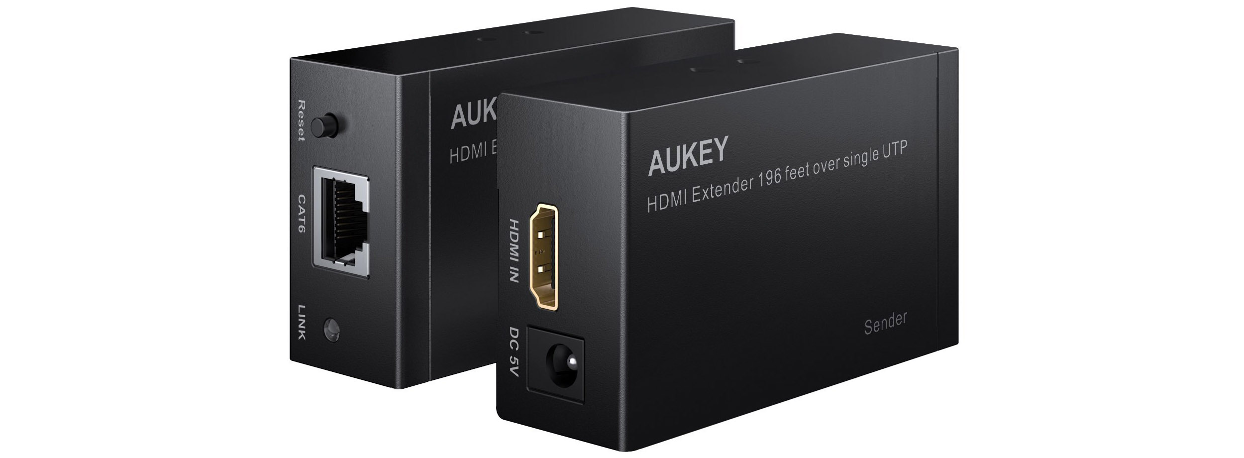 Hdmi Extender 1080p Ethernet Aukey Ha H03 (2)